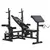 Buy Multi-Exercise Full-Body Weight Rack with Bench Press, Leg Extension, Chest Fly Resistance Band & Preacher Curl