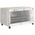 Buy Mini Oven, 9L Countertop Electric Grill, Toaster Oven with Adjustable Temperature, Timer, Dishwasher Safe Baking Tray and Wire Rack, 750W, Cream