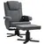 Buy Rocker Swivel Recliner Chair with Footstool - Charcoal Grey Velvet