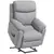 Buy Power Lift Recliner Chair, Electric Lift Chair for Elderly, Overstuffed Linen Fabric Riser and Reclining Armchair with Remote Control, Side Pockets, for Living Room, Grey