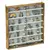 Buy Six Shelf Display Cabinet, with Glass Doors - Brown