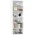 Buy Six Shelf Bookcase - White