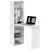 Buy Three-Part Work Desk, with Storage and Writing Board - White