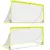 Buy Two Football Goal Nets, Foldable Outdoor Sport Training Equipment, for Teens, Adults, with Carrying Bag, Yellow