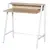 Buy Writing Desk Computer Table Home Office PC Laptop Workstation Storage Shelf 84L x 45W cm White and Oak