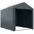 Buy 1.6 x 2.2m Garden Storage Shed Tent, with Accessories - Dark Grey