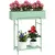 Buy 2 Tier Plant Stand, Metal Plant Rack Shelf with Drain Holes, Floor-standing Flower Pot Stand for Indoor Outdoor Garden Patio Balcony Living Room, Green