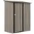 Buy 5ft x 3ft Metal Garden Storage Shed, Outdoor Tool Shed with Sloped Roof, Lockable Door for Tools, Equipment, Light Grey