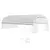 Buy 6 x 3 x 2m Walk-in Polytunnel Greenhouse, Zipped Roll Up Sidewalls, Mesh Door, 8 Mesh Windows, Tunnel Warm House Tent with PE Cover, Complimentary Plant Labels and Gloves, White