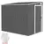 Buy 7 x 5ft Galvanised Metal Shed, with Sliding Door - Dark Grey