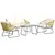 Buy Four-Piece Rattan Strong Panel Outdoor Sofa Set - Natural