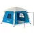 Buy Inflatable Camping Tent w/ Hand Pump, Easy Setup 1/2 Person Blow Up Tent Waterproof 190T Taffeta w/ Mesh Windows, Doors and Carry Bag, Light Blue
