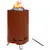 Buy Smokeless Fire Pit, 16 x 16 cm Stainless Steel Portable Wood Burning Firepit with Poker, Wood or Pellet Fuelled Tabletop Fire Pit for Garden Camping Bonfire Party, Red
