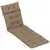Buy Sun Lounger Cushions Only, 190x56x10cm Garden Lounge Chair Cushions, UPF20+ 220gsm Fabric, Thick Sunbed Replacement Pads with 6 Ties, Khaki