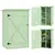 Buy Wooden Small Shed, Garden Storage Shed with Shelves and Bolt Latch, 75L x 56W x115H cm, Green