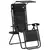 Buy Zero Gravity Lounger Chair, Folding Reclining Patio Chair with Shade Cover, Padded Seat, Cup Holder, Soft Cushion and Headrest for Poolside, Camping, Black
