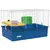Buy Chinchillas Small Rabbit Guinea Pig Small Animal Cage, Pet Playhouse, with Platform, Ramp, 71 x 46 x 47cm, Blue