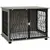Buy Indoor Dog Crate Furniture End Table w/ Plush Washable Cushion, Lockable Door, for Medium Dogs