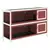 Buy Rabbit Hutch Outdoor 2-Tier Guinea Pig Cage Bunny House Cage with No-Leak Trays for Indoor and Outdoor 136 x 50 x 93cm