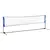 Buy 4m Badminton Net, Height Adjustable Outdoor Sports Net, with Carry Bag, for Tennis, Pickleball, Volleyball, Blue