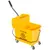 Buy 20L Mop Bucket on Wheels, with Water Separation Panel - Yellow