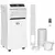 Buy HOMCOM 9000 BTU Air Conditioning Unit, 3-in-1 Portable Air Conditioner, Dehumidifier, Cooling Fan with Remote Control, Digital Display, 2 Speeds, 24H Timer, Window Venting Kit, 28m²