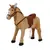 Buy HOMCOM Kids Ride On Standing Horse Cuddly Toy Children Plush Soft Pony Gift w/ Neigh Sound or 2 Years and Up Beige