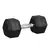 Buy HOMCOM 12.5KG Single Rubber Hex Dumbbell Portable Hand Weights Dumbbell Home Gym