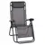 Buy Outsunny Zero Gravity Chair Metal Frame Texteline Armchair Outdoor Folding and Reclining Sun Lounger with Head Pillow for Patio Decking Gardens Camping, Grey