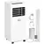 Buy HOMCOM 7000 BTU Air Conditioning Unit, 3-in-1 Portable Air Conditioner, Dehumidifier, Cooling Fan with 2 Speeds, 24H Timer, Remote Control, Digital Display, Window Venting Kit, 26m²