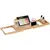 Buy Extendable Bamboo Bathtub Shelf Rack Bath Caddy Tray Bathroom Storage