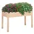 Buy Garden Wooden Planters， Non-Woven Fabric, Rectangular Raised Bed,Fir Wood，Indoor/Outdoor, 122.5Lx56.5Wx76H cm