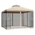 Buy Outsunny 3(m) x 3(m) Garden Gazebo, Double Roof Outdoor Gazebo Canopy Shelter with Netting, Solid Steel Frame for Garden, Lawn, Backyard and Deck