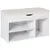Buy Wooden Shoes Cabinet Bench Hidden Storage Padded Seat Organiser Footwear Rack Hallway White 80 x 30 x 47 cm