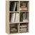 Buy Six-Cube Bookcase - Oak Wood Effect