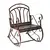 Buy Metal Single Chair 1 Seater Garden Outdoor Rocking Chair Vintage Style Bronze