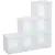 Buy 3-tier Step 6 Cubes Storage Unit Particle Board Cabinet Bookcase Organiser Home Office Shelves - White