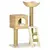Buy Cat Tree, with Scratching Posts, Bed, Cat House - Natural Finish