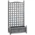 Buy Outsunny Garden Planters with Trellis for Climbing Vines, Wood Raised Beds for Garden, Flower Pot, Indoor Outdoor, Grey