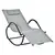 Buy Outsunny Zero Gravity Rocking Lounge Chair Rattan Effect Patio Rocking Chair w/ Removable Pillow Recliner Seat Breathable Texteline - Grey