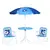 Buy Kids Outdoor Bistro Table and Chair Set, Folding Garden Furniture w/ Shark Design, Removable, Adjustable Sun Umbrella, Ages 3-6 Years - Blue