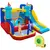Buy Kids Bouncy Castle, 4 in 1 Large Sailboat Style Inflatable House Slide Trampoline Water Pool Climbing Wall with Blower Carrybag for Kids Age 3-8, 2.65 x 2.6 x 2m