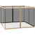 Buy Outsunny 302 x 207cm Universal Replacement Mesh Sidewall Netting for Gazebos and Canopy Tents, (Sidewall Only) Beige