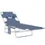 Buy Outsunny 5-Position Adjustable Sun Lounger with Reading Hole and Side Pocket, Grey