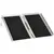 Buy HOMCOM 2ft Aluminium Duo Wheelchair Ramp Pushchair Mobility Assistance Folding w/ Carry Handle Locking Chain Portable 61L x 72W cm