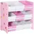 Buy ZONEKIZ Kids Storage Rack, with Nine Removable Baskets, for Nursery, Bedroom, Playroom - Pink
