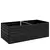 Buy Raised Beds for Garden, Galvanised Steel Outdoor Planters with Multi-reinforced Rods, 180 x 90 x 59 cm, Black