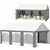 Buy Outsunny 6 x 4m Galvanised Party Tent, Marquee Gazebo with Sides, Six Windows and Double Doors, for Parties, Wedding and Events