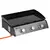 Buy Gas Plancha Barbecue Grill with 3 Stainless Steel Burner, 7.5kW, Portable Tabletop Gas BBQ with Non-Stick Griddle for Camping Picnic Garden Party Festival