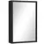 Buy Bathroom Cabinet with Mirror, Wall Mounted Bathroom Mirror Cabinet with Storage Shelves, 40 x 12 x 60 cm, Black
